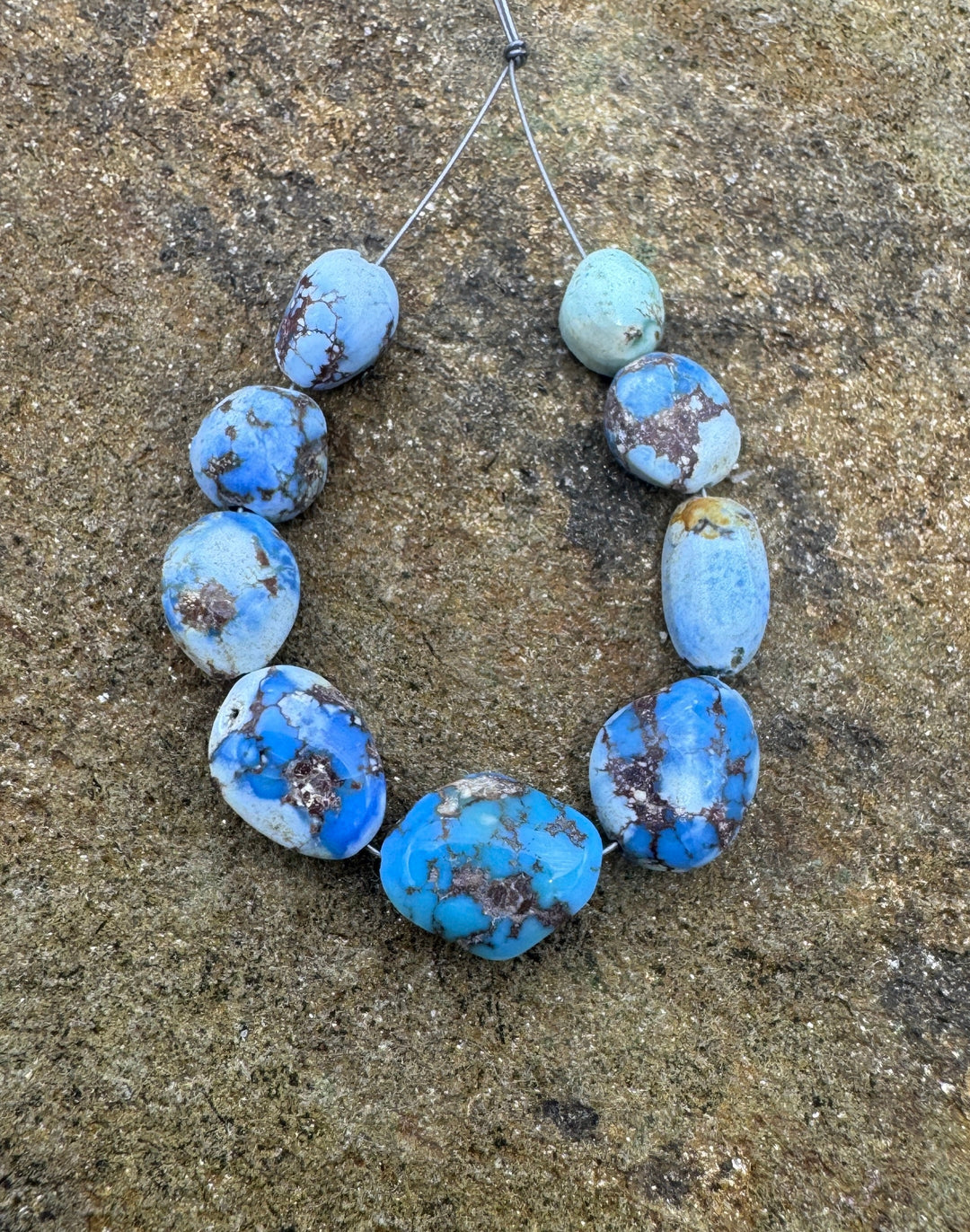 RARE Golden Hills Turquoise (Kazakhstan) 5-8mm Irregular