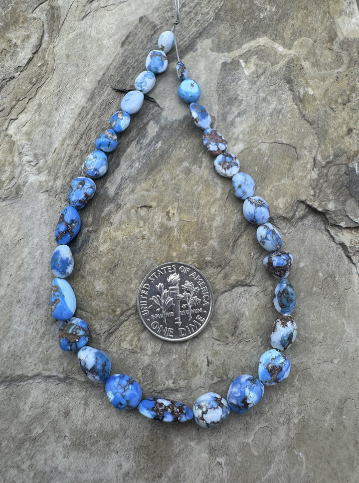 RARE Golden Hills Turquoise (Kazakhstan) 5mm-6x12mm