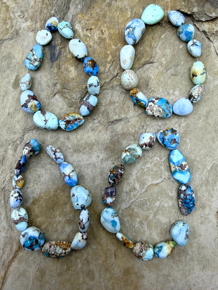 RARE Golden Hills Turquoise (Kazakhstan) 6mm-8x12mm