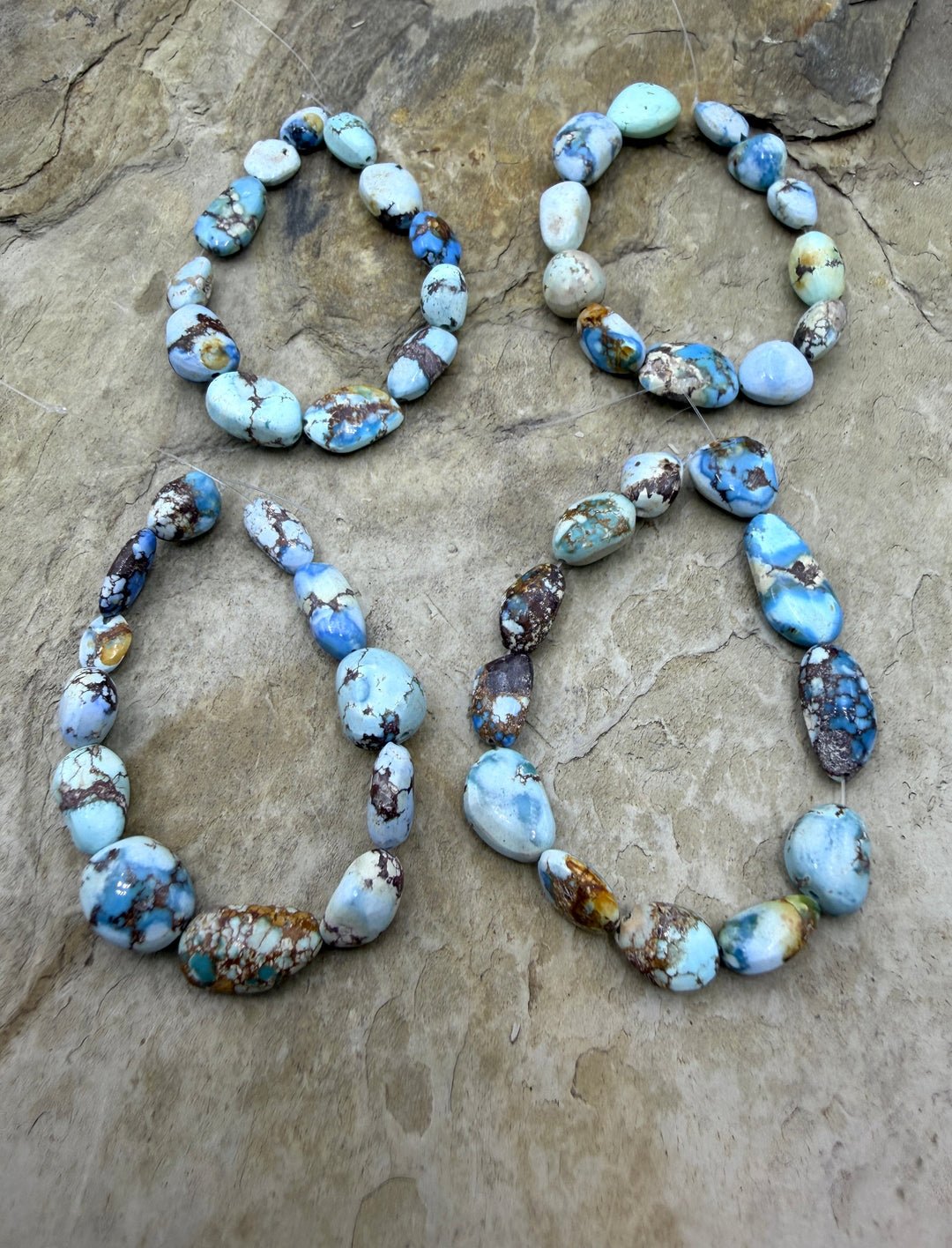 RARE Golden Hills Turquoise (Kazakhstan) 6mm-8x12mm