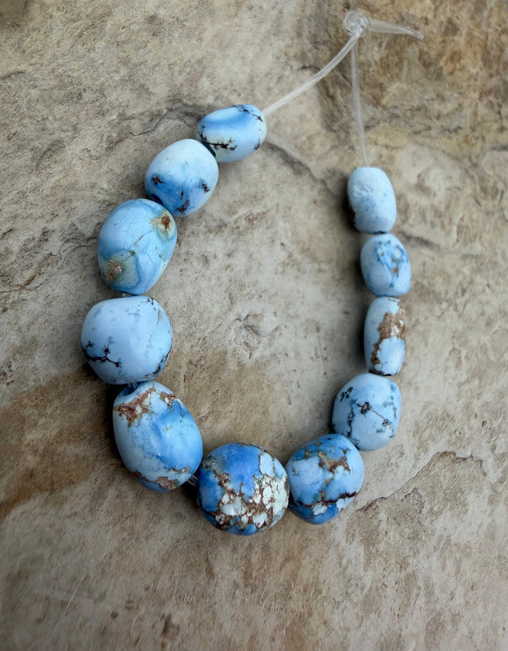 RARE Golden Hills Turquoise (Kazakhstan) Graduated Large
