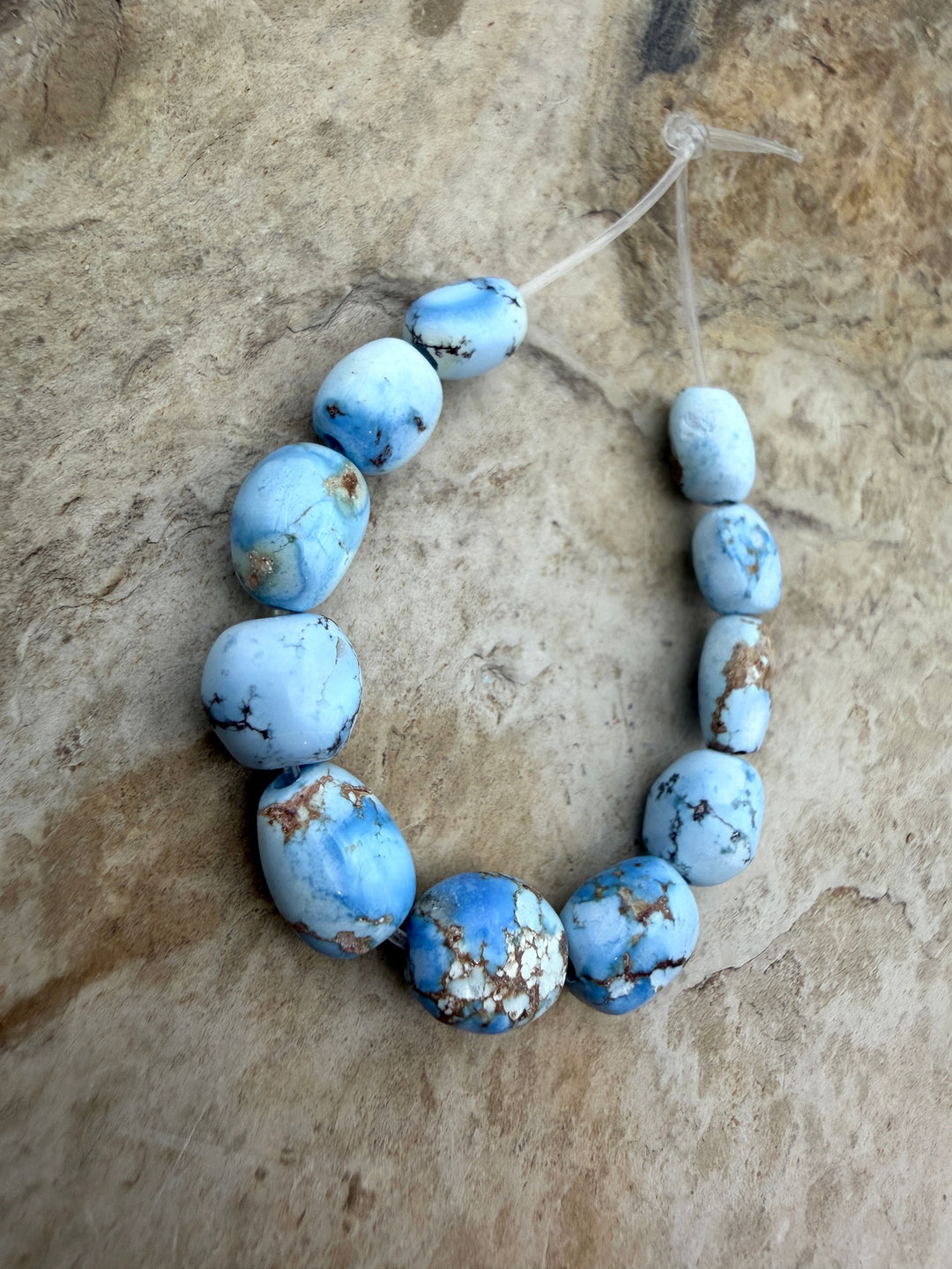 RARE Golden Hills Turquoise (Kazakhstan) Graduated Large
