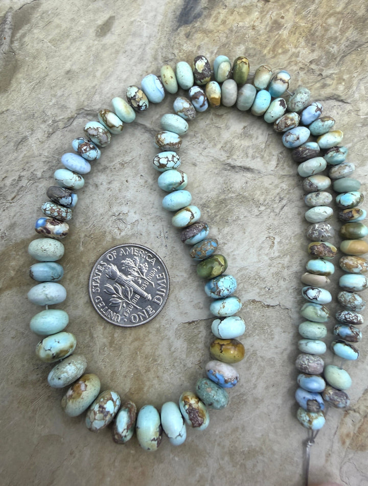 RARE Golden Hills Turquoise (Kazakhstan) Handcut 5-8mm
