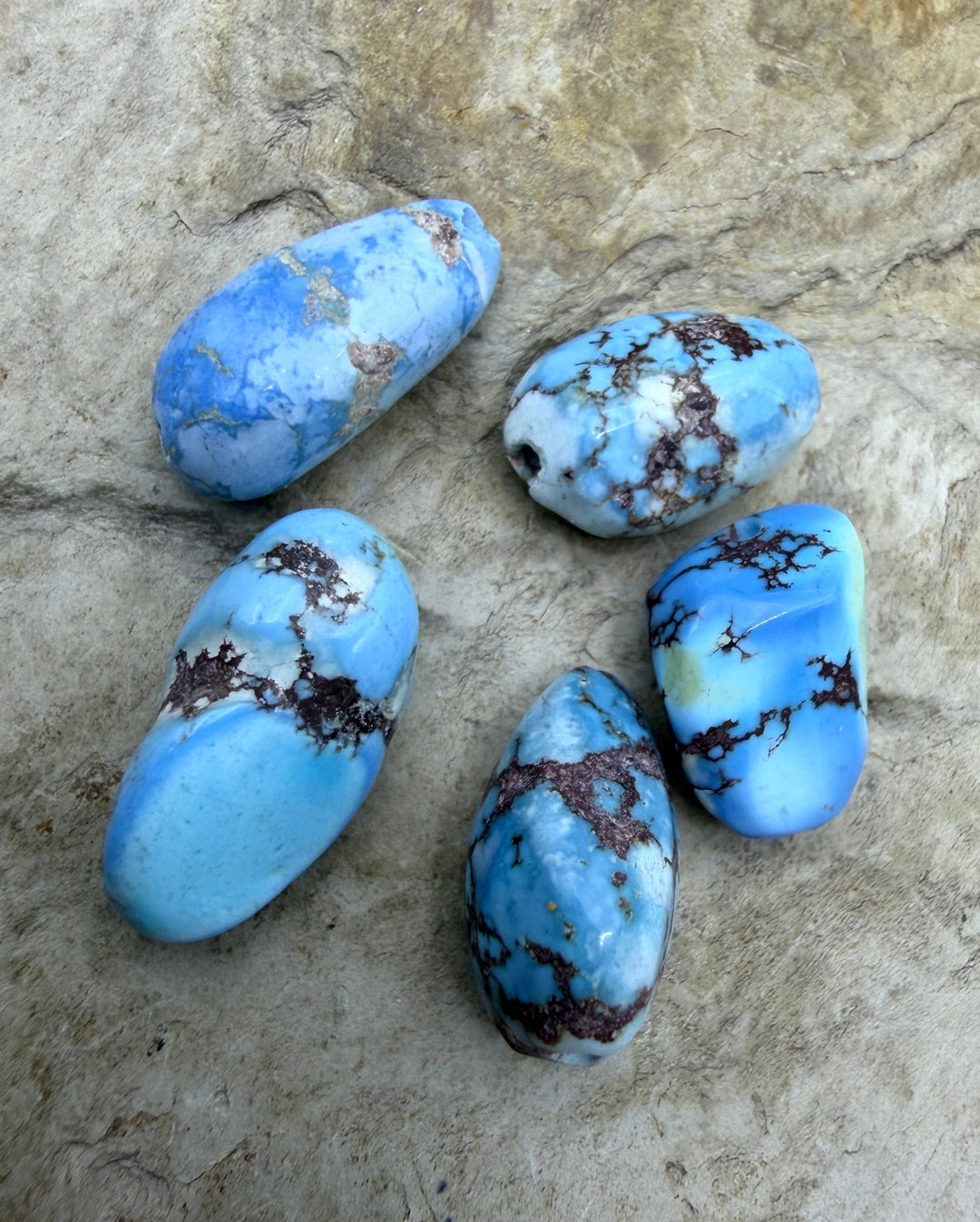 RARE Golden Hills Turquoise (Kazakhstan) Large Freeform