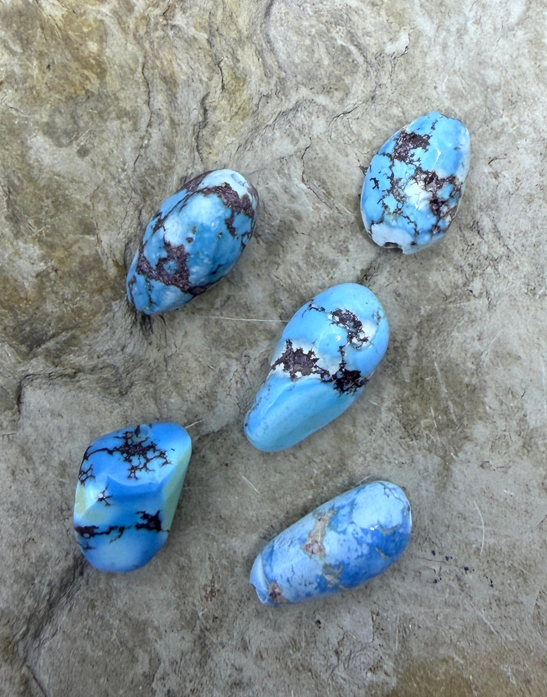 RARE Golden Hills Turquoise (Kazakhstan) Large Freeform