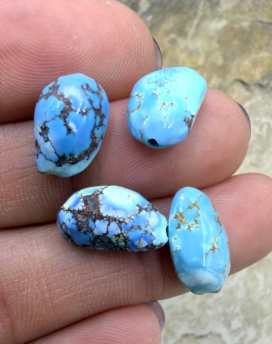 RARE Golden Hills Turquoise (Kazakhstan) Large Freeform