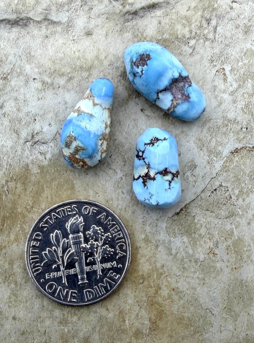 RARE Golden Hills Turquoise (Kazakhstan) Large Freeform