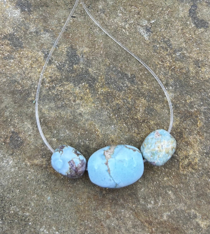 RARE Golden Hills Turquoise (Kazakhstan) Large Graduated