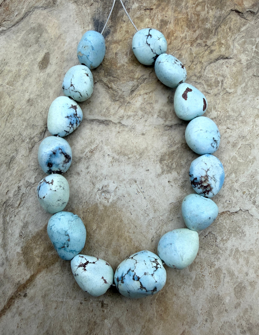 RARE Golden Hills Turquoise (Kazakhstan) Large Rounded