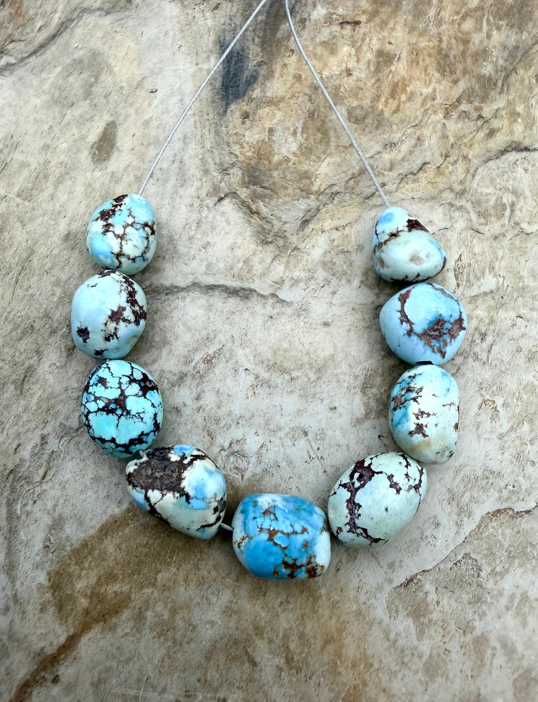 RARE Golden Hills Turquoise (Kazakhstan) Large Rounded