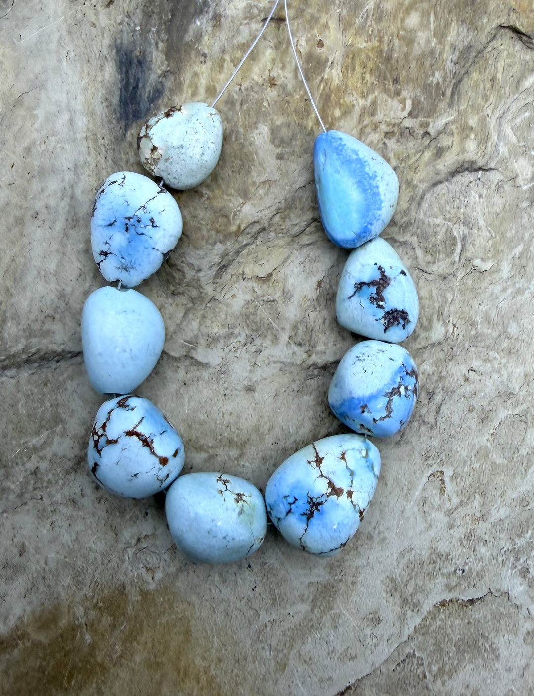RARE Golden Hills Turquoise (Kazakhstan) Large Rounded