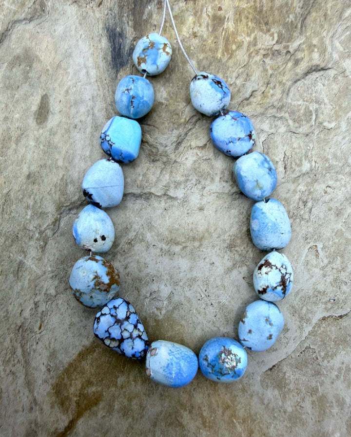 RARE Golden Hills Turquoise (Kazakhstan) Large Rounded