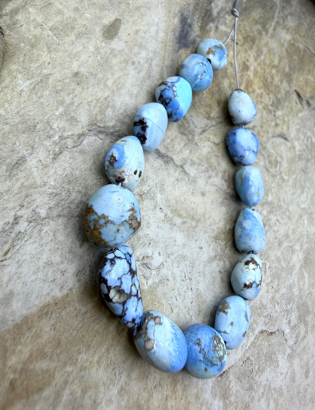 RARE Golden Hills Turquoise (Kazakhstan) Large Rounded