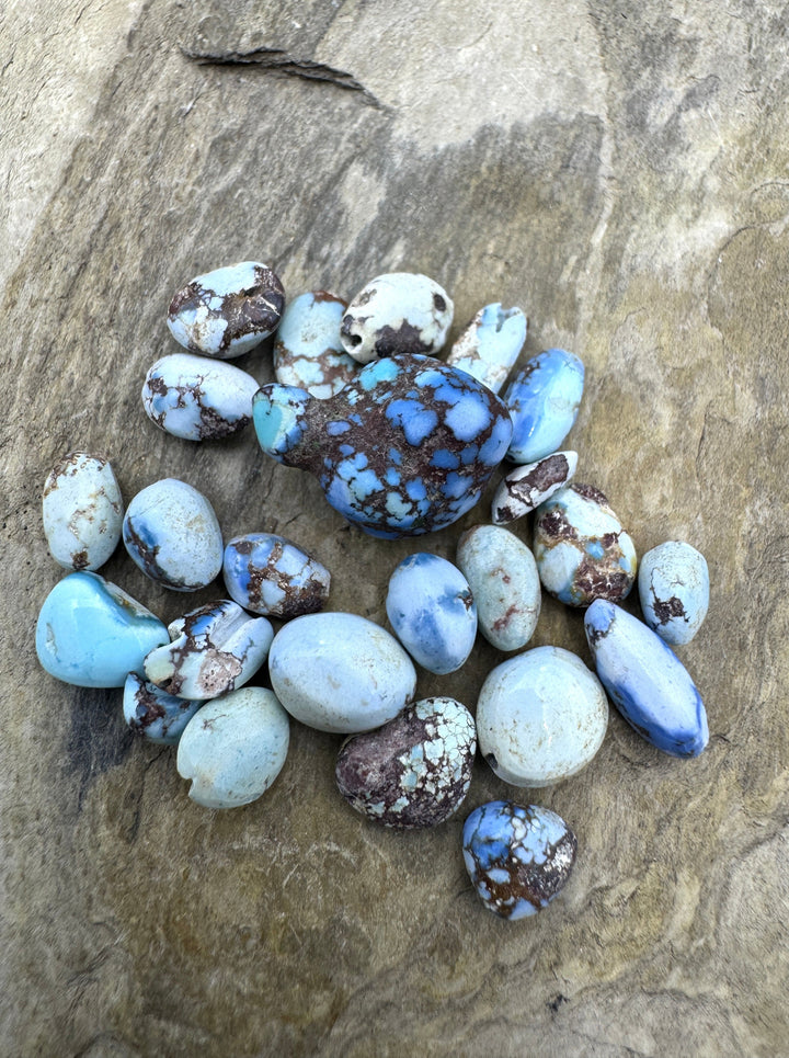 RARE Golden Hills Turquoise (Kazakhstan) LOT of Low Quality