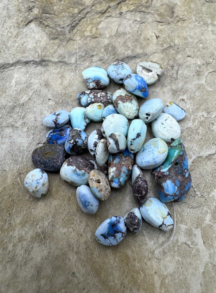 RARE Golden Hills Turquoise (Kazakhstan) LOT of Low Quality