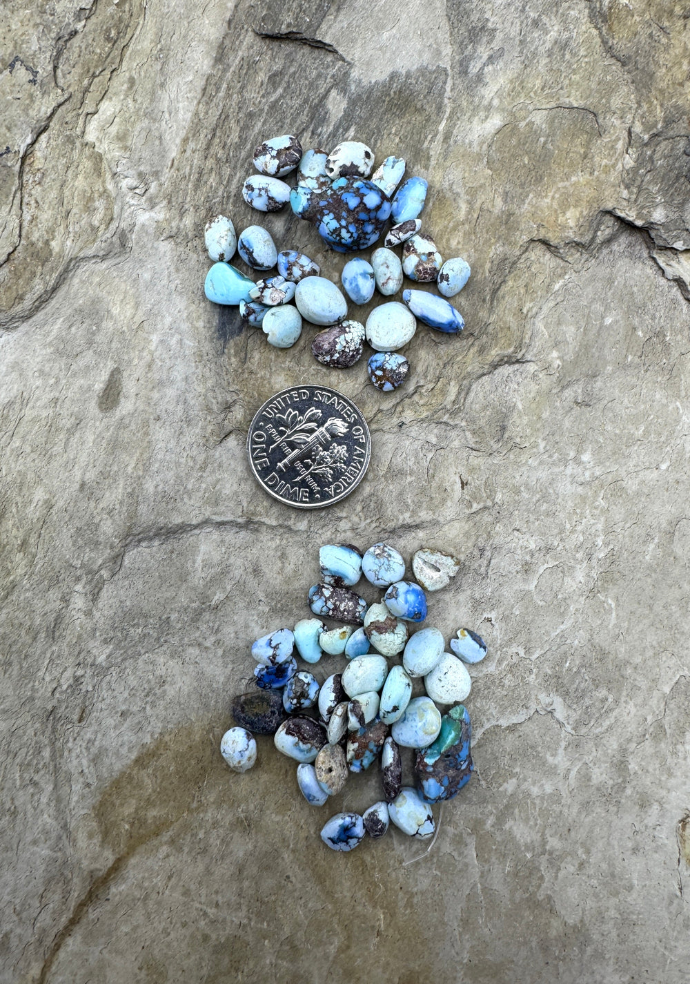 RARE Golden Hills Turquoise (Kazakhstan) LOT of Low Quality