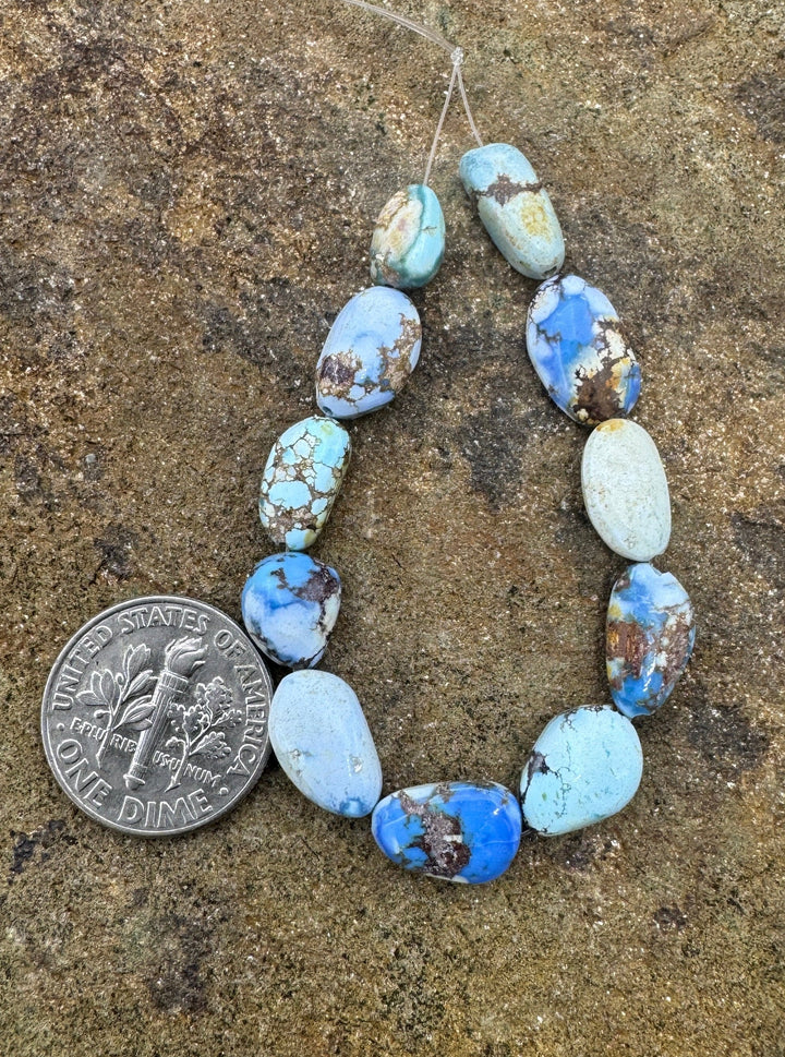 RARE Golden Hills Turquoise (Kazakhstan5x8-8x12mm Irregular