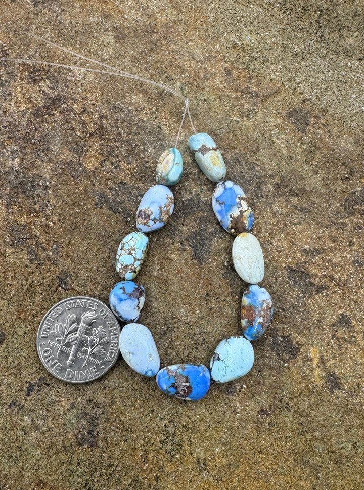 RARE Golden Hills Turquoise (Kazakhstan5x8-8x12mm Irregular