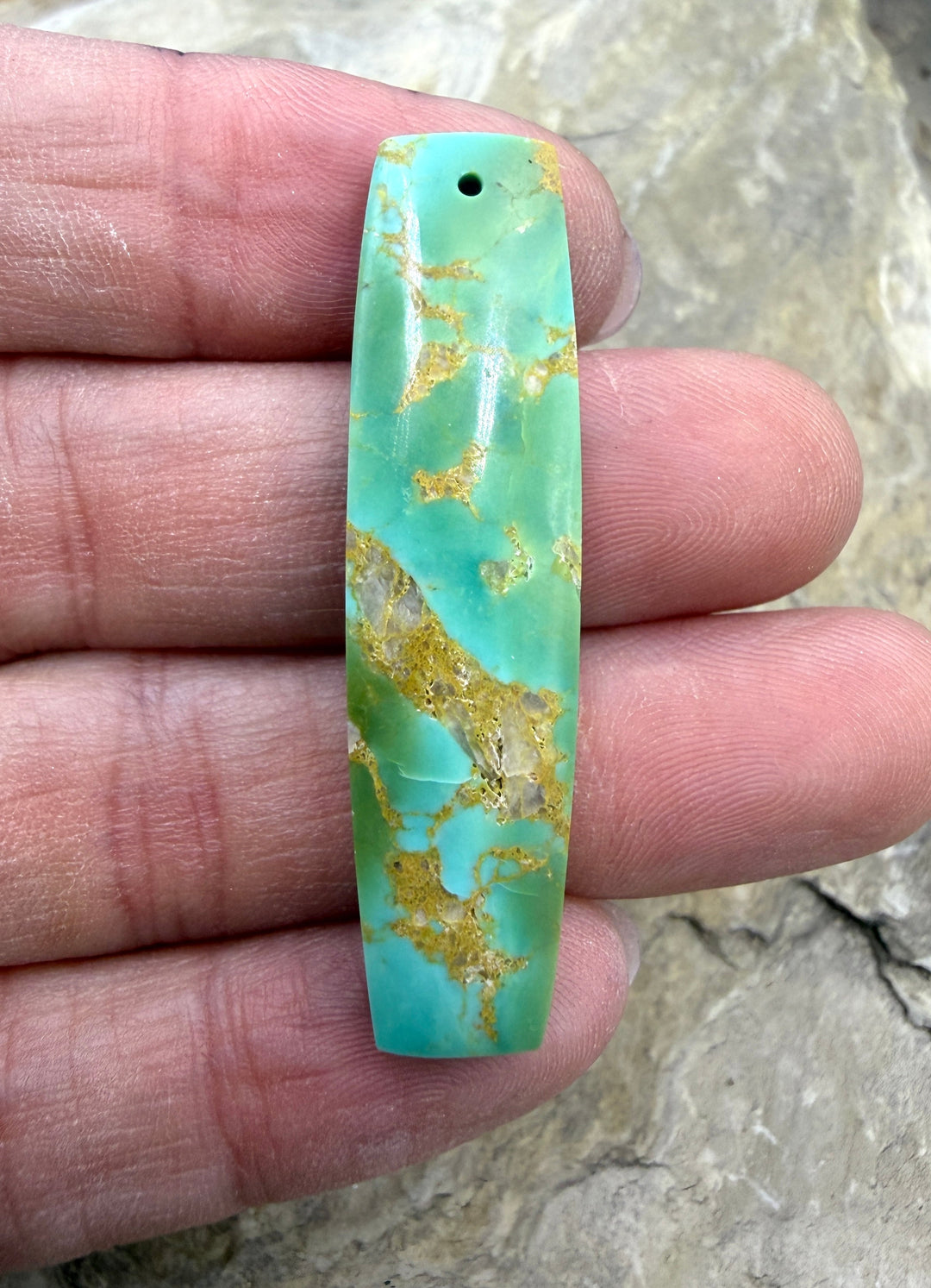 RARE Hardy Pit Kingman Turquoise (Arizona) Focal Pendant