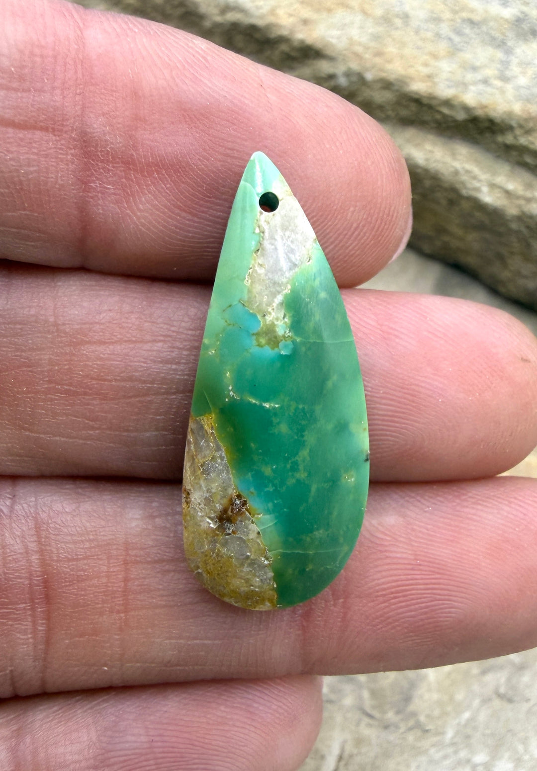 RARE Hardy Pit Kingman Turquoise (Arizona) Focal Pendant
