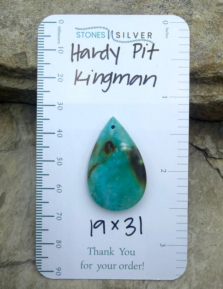 RARE Hardy Pit Kingman Turquoise (Arizona) Focal Pendant