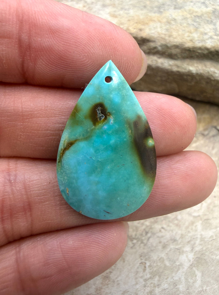 RARE Hardy Pit Kingman Turquoise (Arizona) Focal Pendant