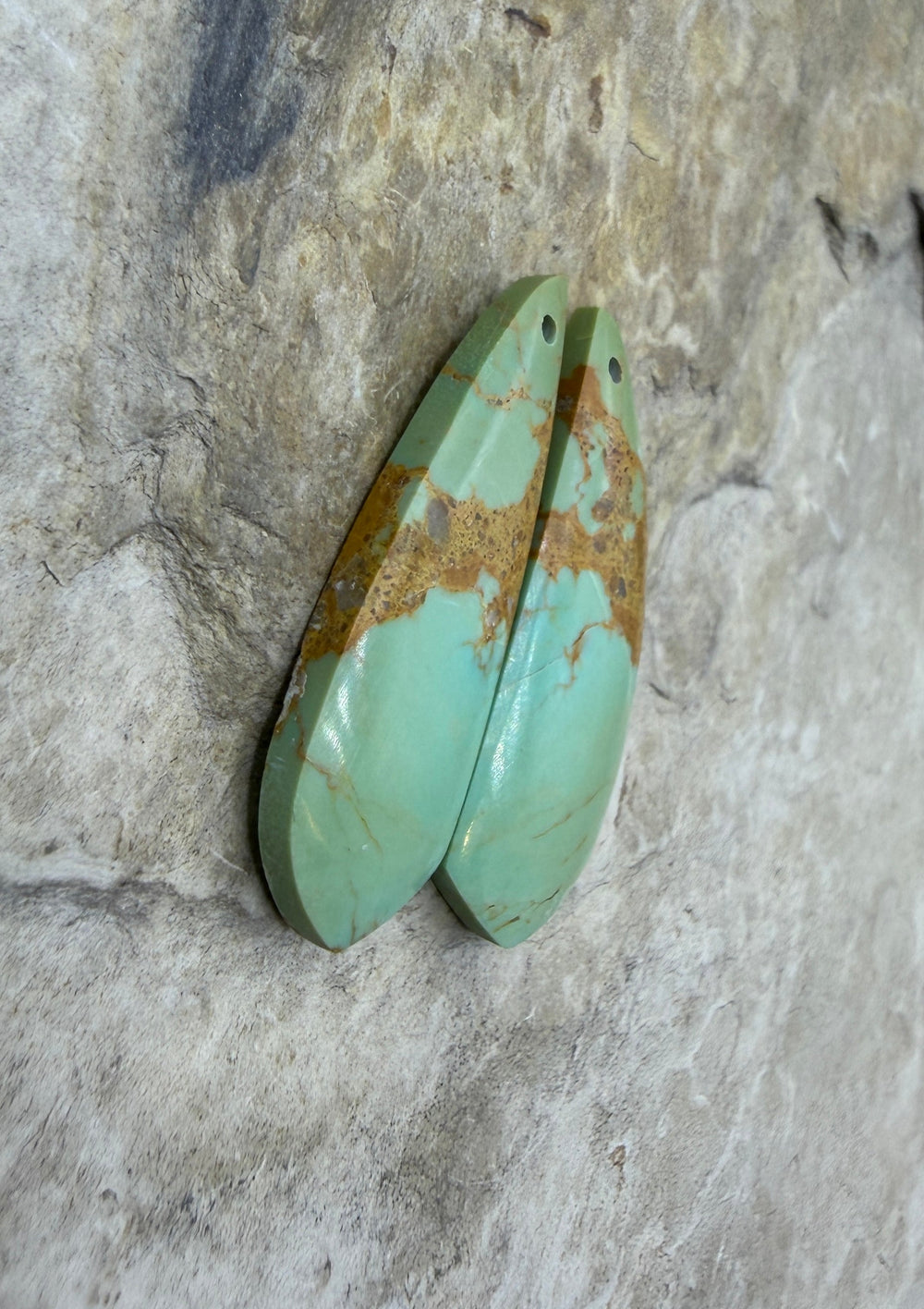 RARE Hardy Pit Kingman Turquoise (Arizona) Matching Earring