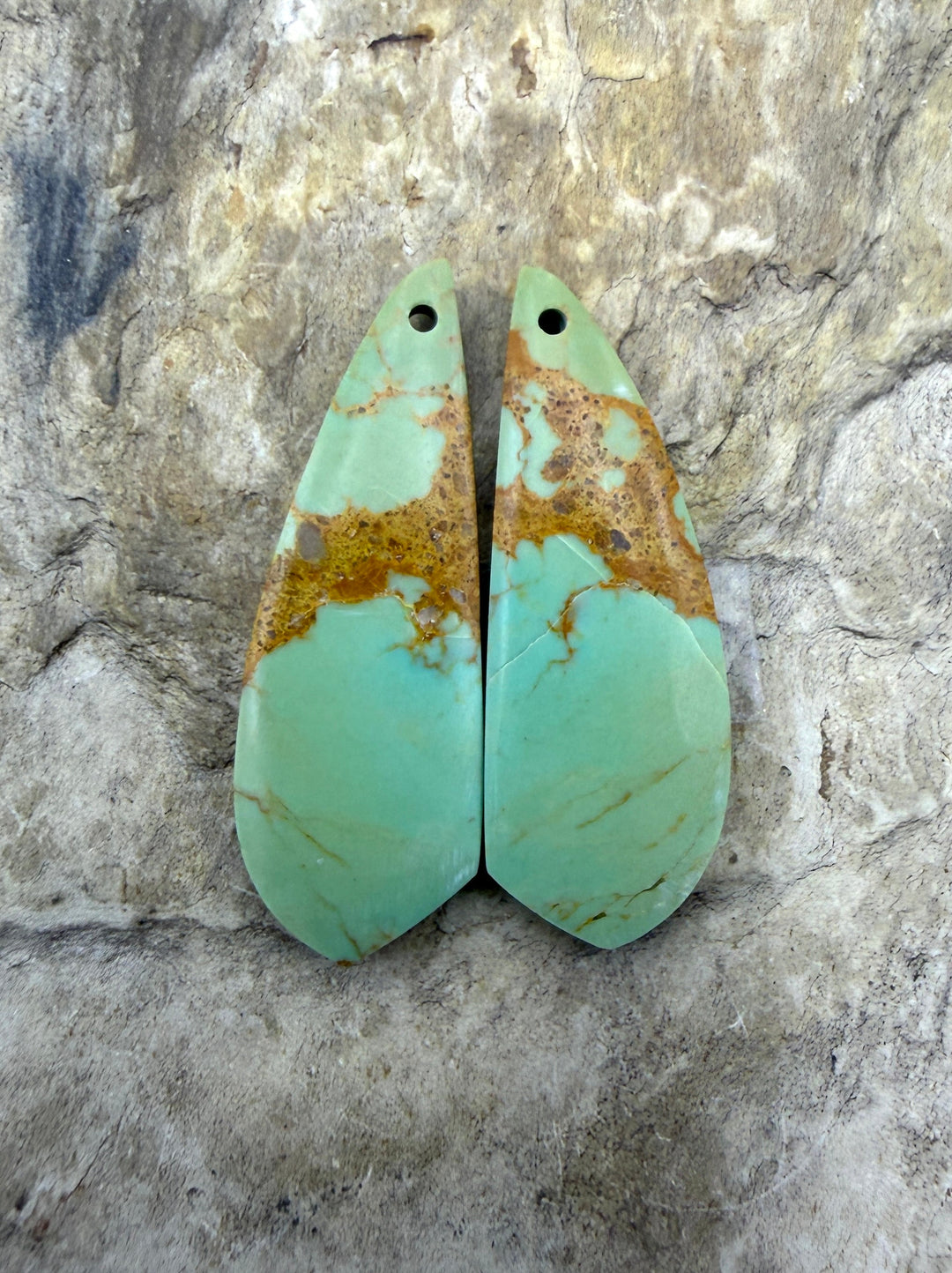 RARE Hardy Pit Kingman Turquoise (Arizona) Matching Earring