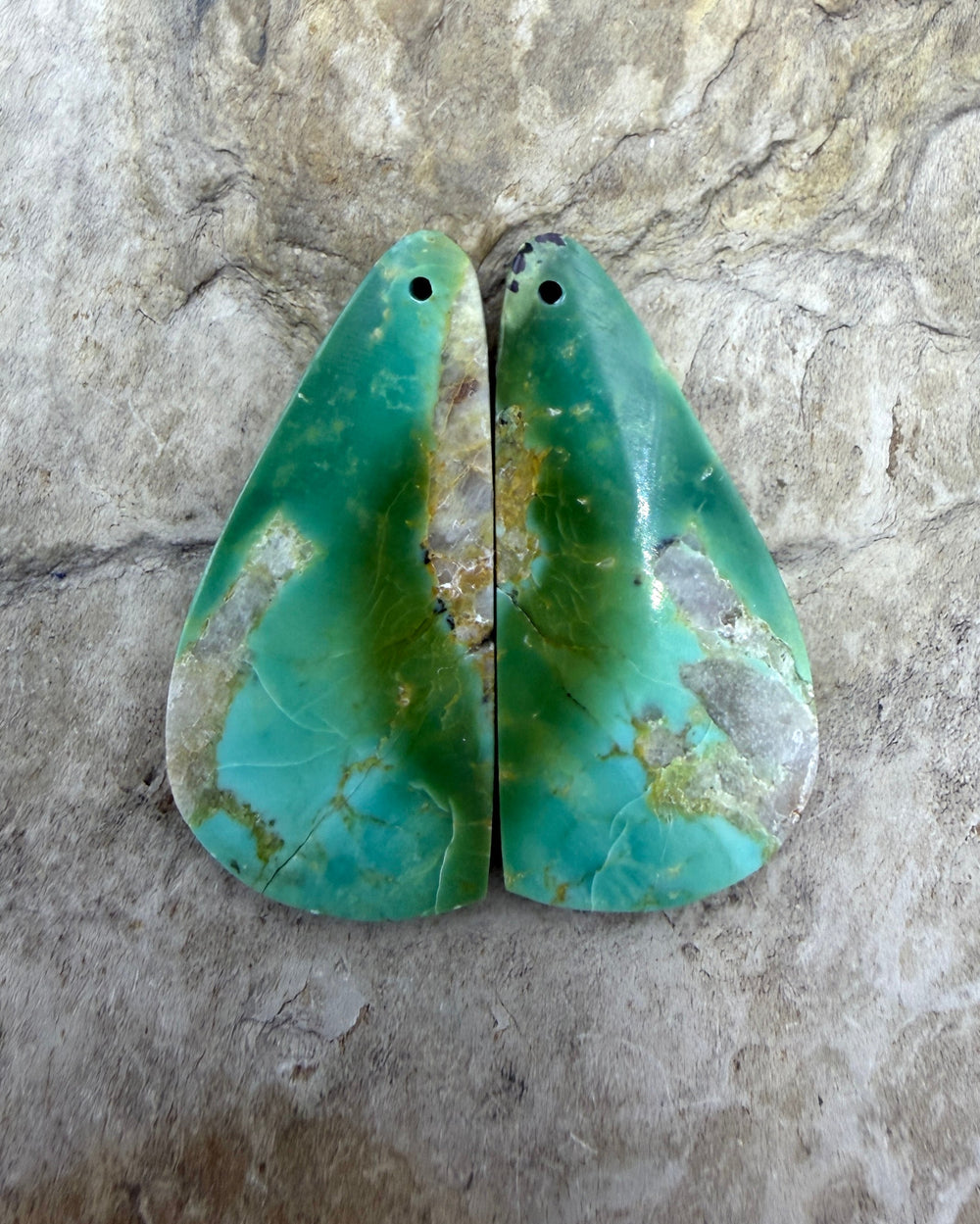 RARE Hardy Pit Kingman Turquoise (Arizona) Matching Earring