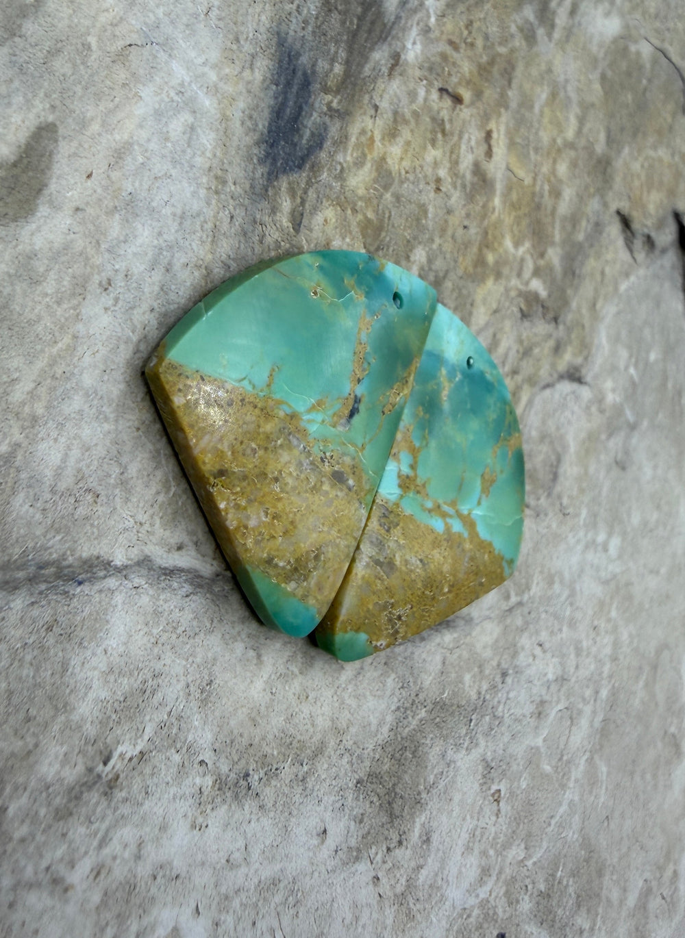 RARE Hardy Pit Kingman Turquoise (Arizona) Matching Earring