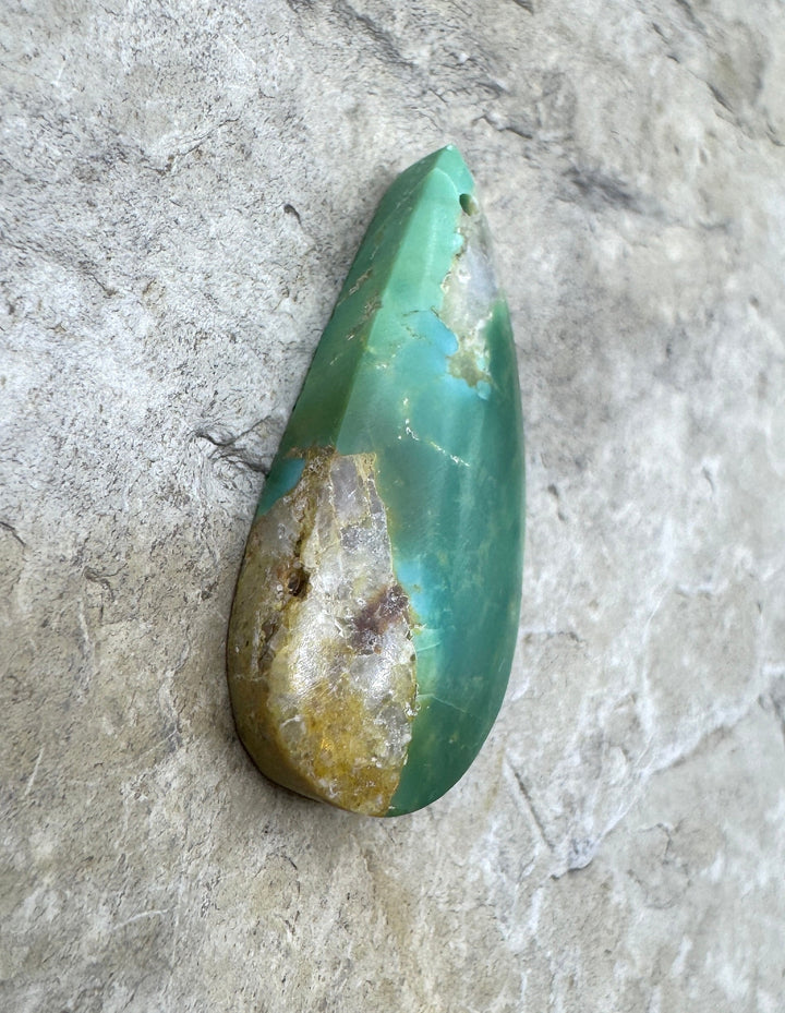 RARE Hardy Pit Kingman Turquoise (AZ) Focal Pendant Bead