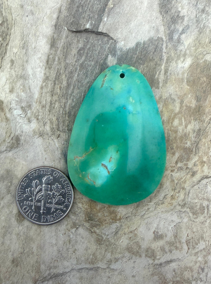 RARE Hary Pit Kingman Turquoise (Arizona) BIG Focal Pendant