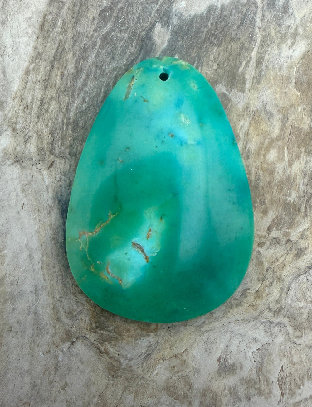 RARE Hary Pit Kingman Turquoise (Arizona) BIG Focal Pendant