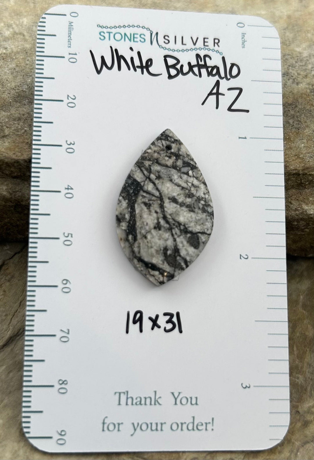 RARE High Quality Natural White Buffalo (Arizona) Focal