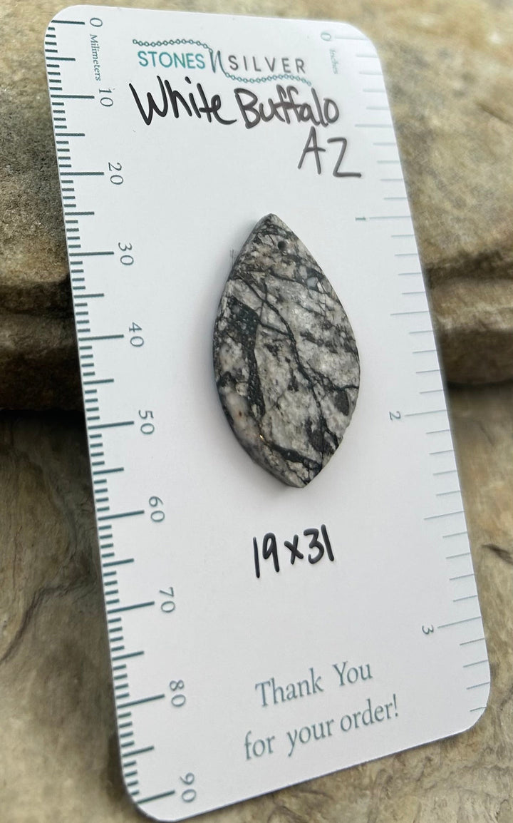 RARE High Quality Natural White Buffalo (Arizona) Focal