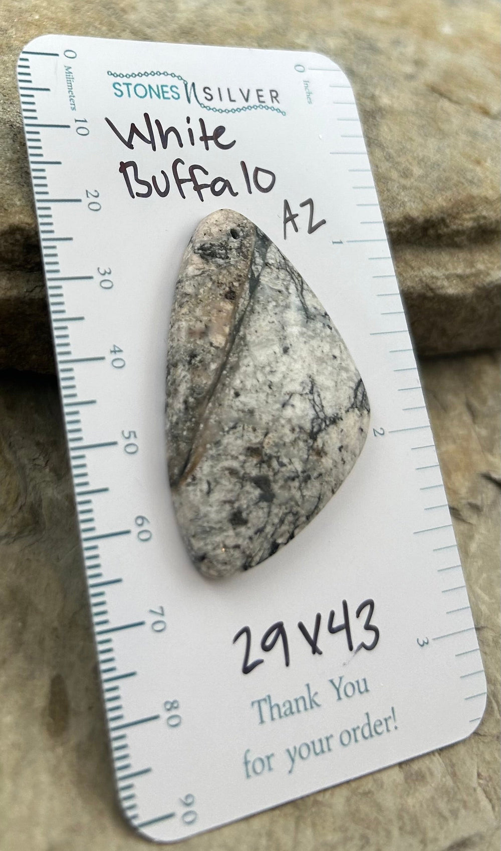 RARE High Quality Natural White Buffalo (Arizona) Focal