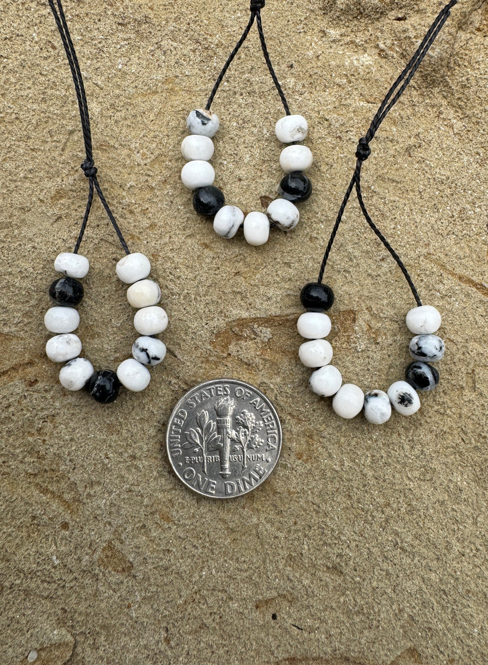 RARE High Quality White Buffalo 5mm Rondelle Beads (Set