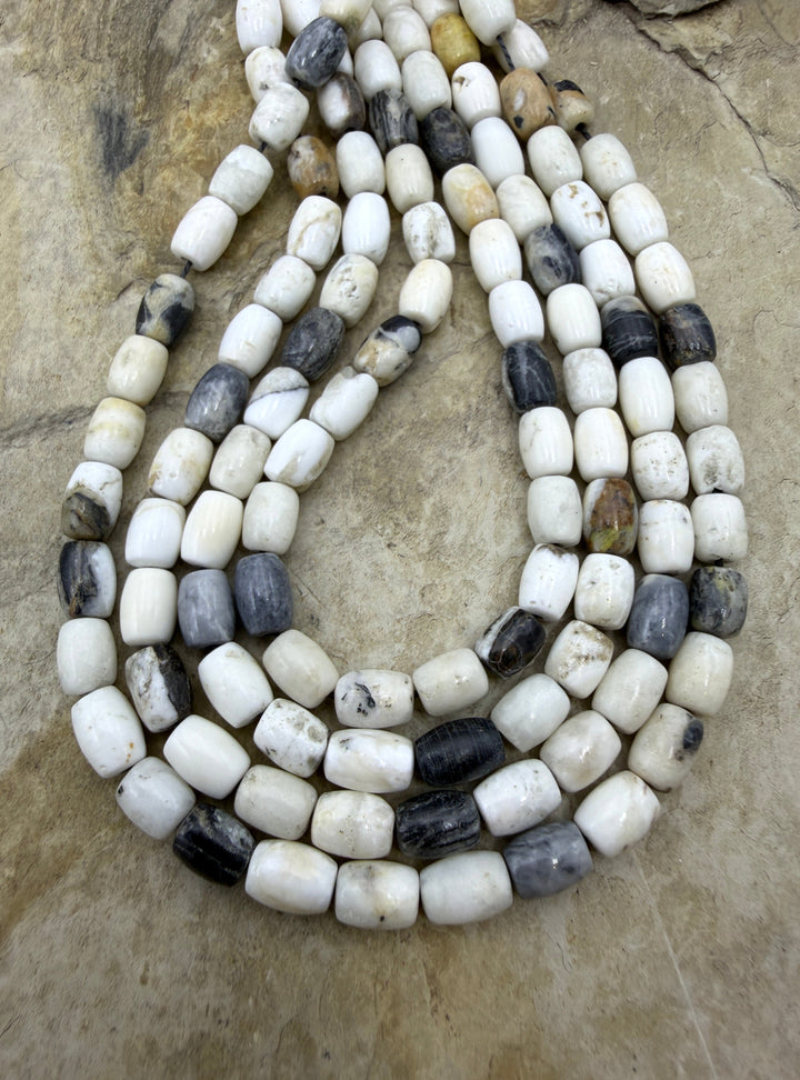 RARE High Quality White Buffalo (Nevada) 5mm Rondelle