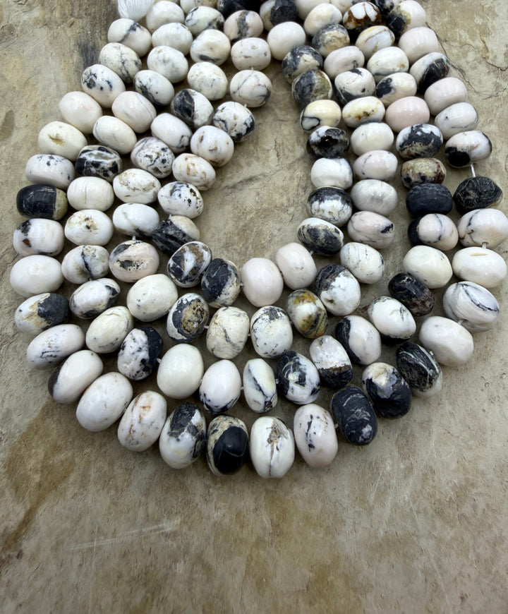 RARE High Quality White Buffalo (Nevada) 8mm Handcut