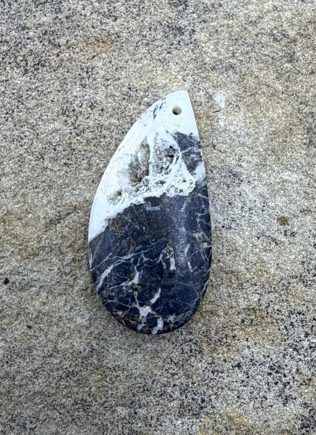 RARE High Quality White Buffalo (Nevada) Focal Pendant Bead