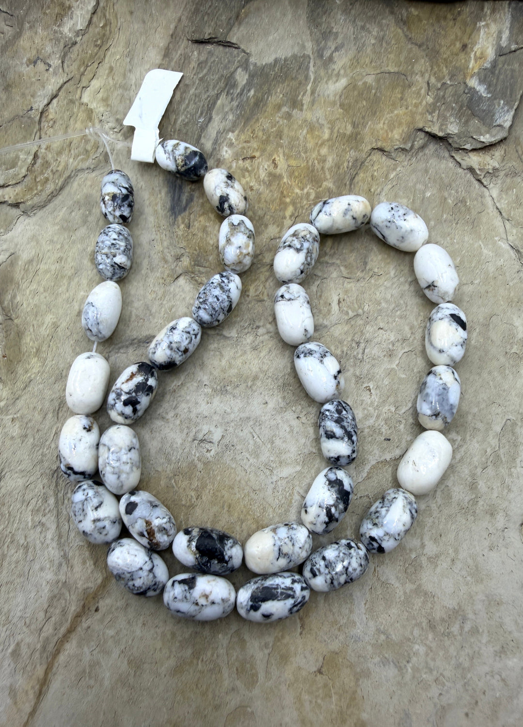 RARE High Quality White Buffalo (Nevada) Handcut 8x12mm