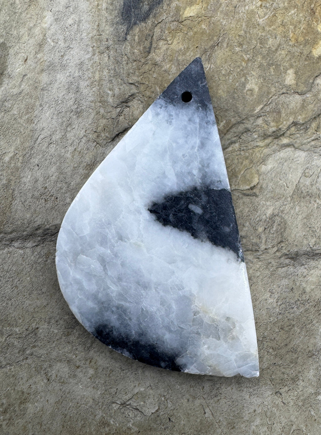RARE High Quality White Buffalo (NV) Focal Pendant Bead