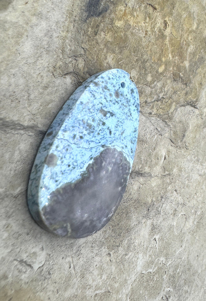 RARE Lavendar Hubei Turquoise (China) Focal Pendant Bead