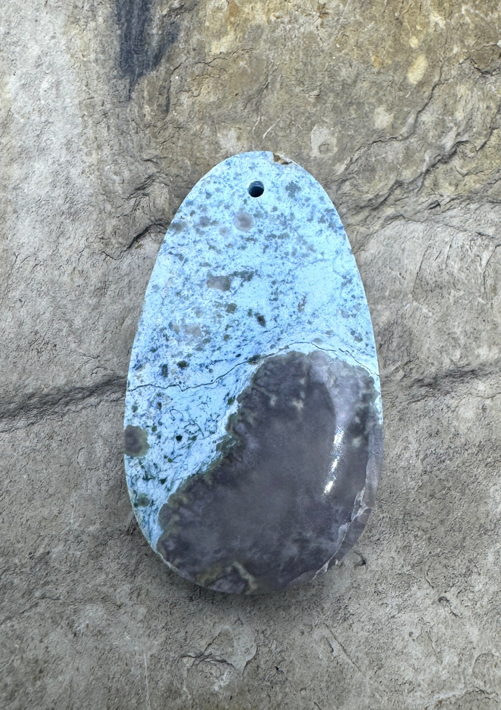 RARE Lavendar Hubei Turquoise (China) Focal Pendant Bead