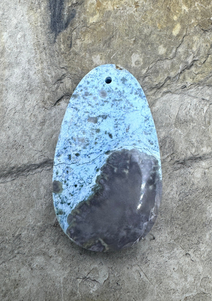 RARE Lavendar Hubei Turquoise (China) Focal Pendant Bead