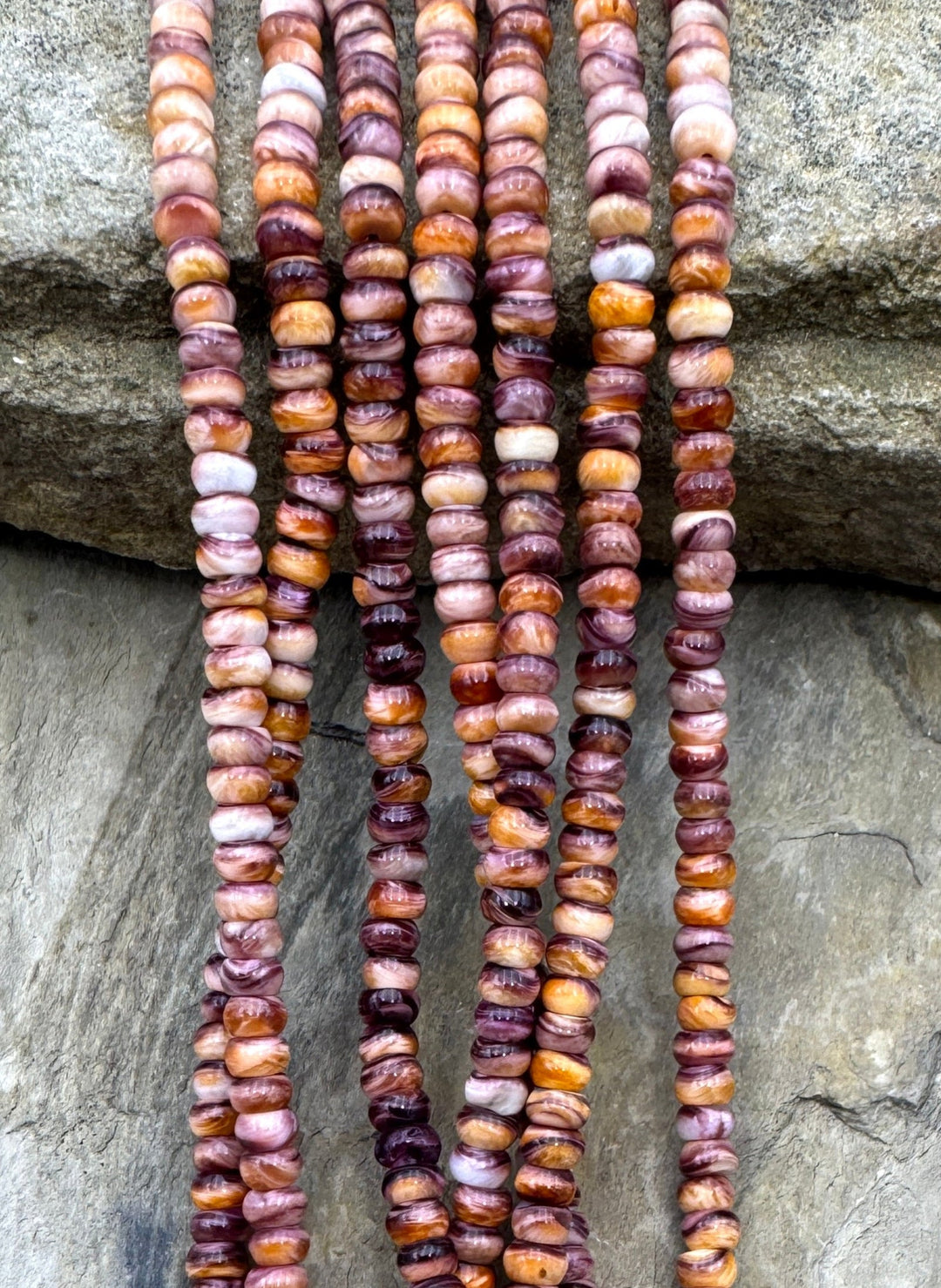 RARE Lions Paw 4mm Rondelle Beads 16 Inch Strand - Lion’s