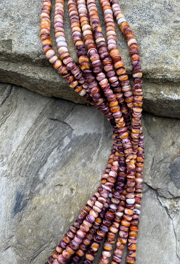 RARE Lions Paw 4mm Rondelle Beads 16 Inch Strand - Lion’s