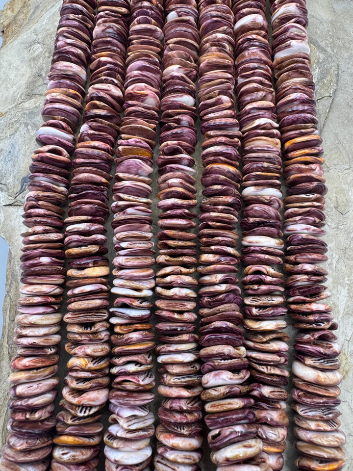 RARE Lions Paw BIG 15mm Irregular Rondelle Beads 16 Inch