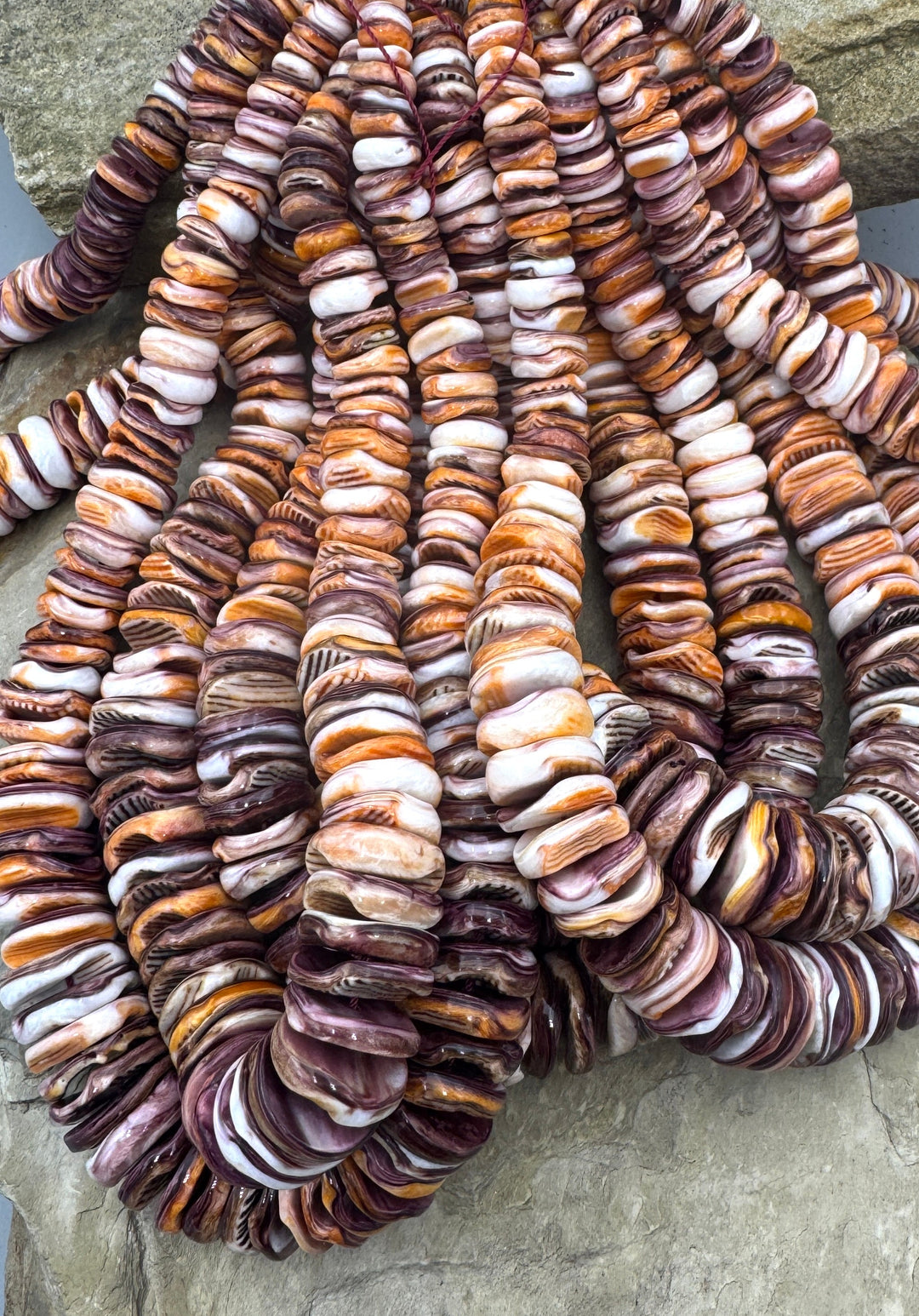 RARE Lions Paw BIG Graduated 8-18mm Irregular Rondelle