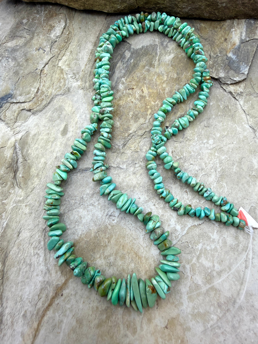 RARE McGuinness Turquoise (Nevada) Graduated 4-8mm Button